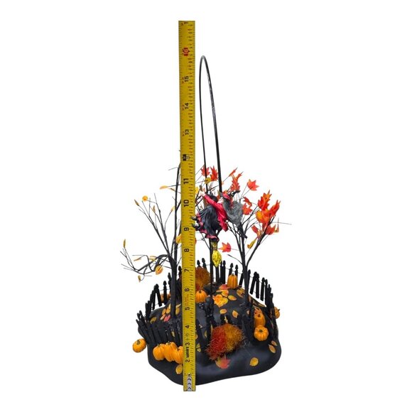 Department 56 Up Up & Away Witch Halloween Village Animated Scene READ - Picture 10 of 11